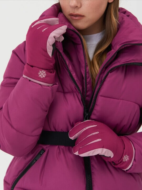 Fuchsia gloves