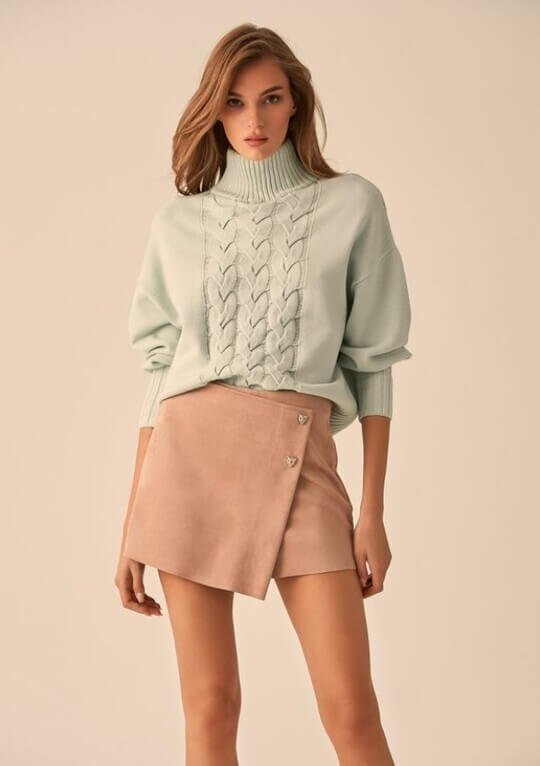 Sweater and skirt