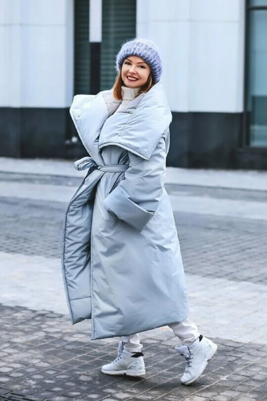 Warm down jacket