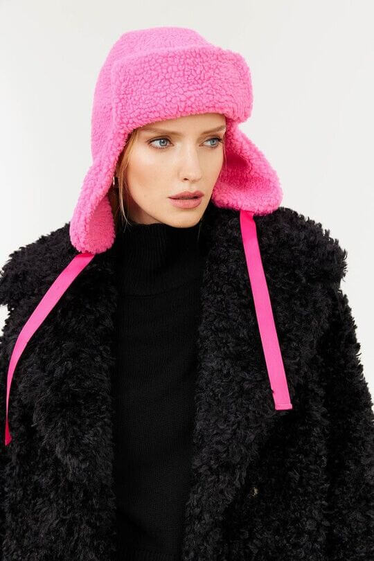 Pink hat
