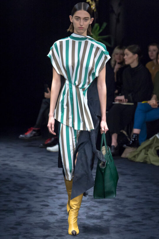 Green skirt