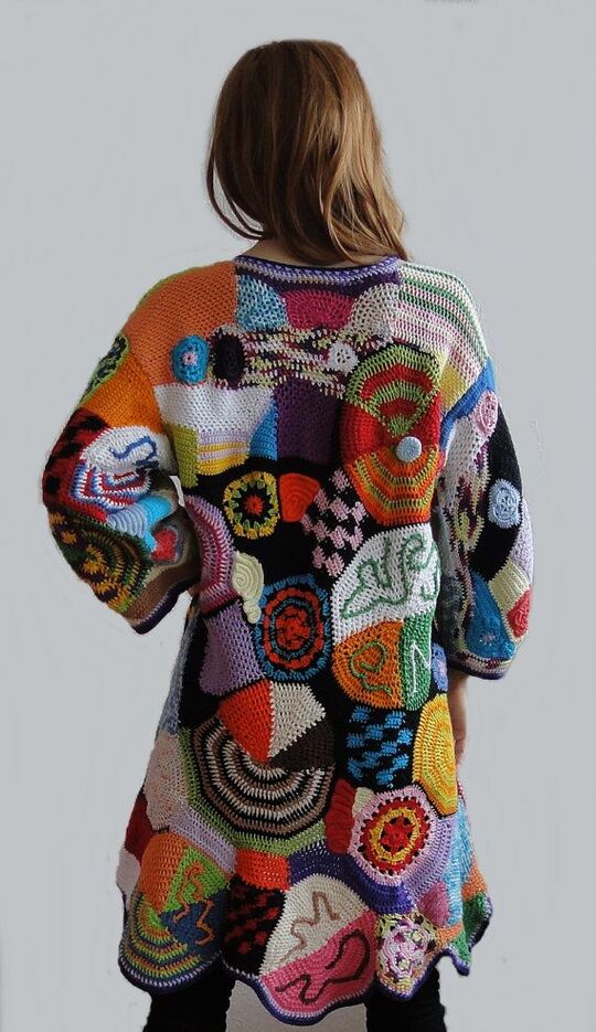 Knitted patchwork