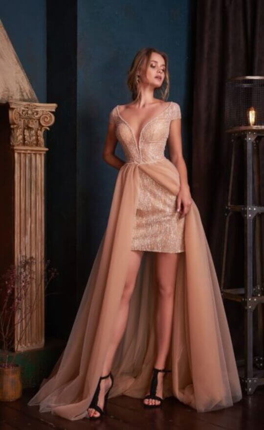 Asymmetrical dress