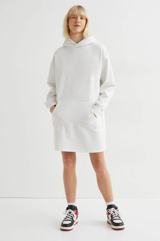 White hoodie