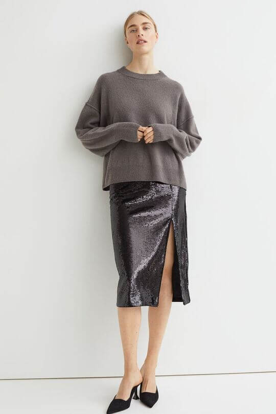 Shiny skirt