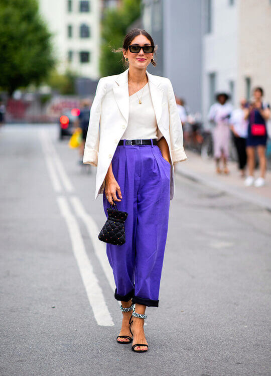 Cropped trousers