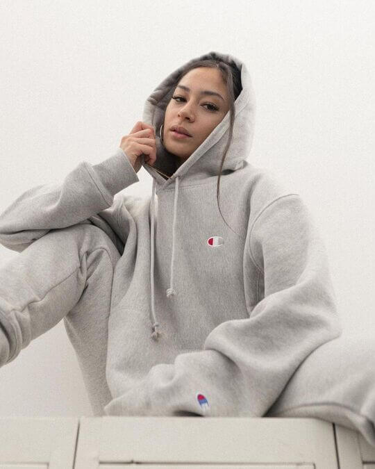 Grey Hoodie Champion