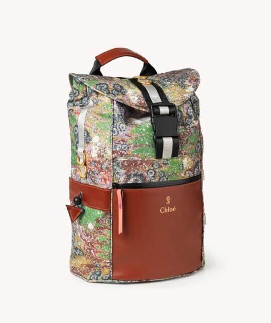 Patterned backpack-bag