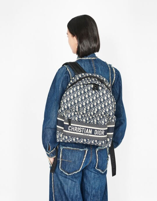 Printed backpack