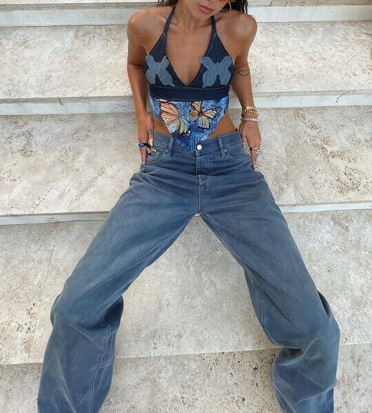 Wide jeans
