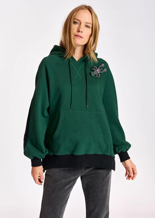 Asymmetrical hoodie