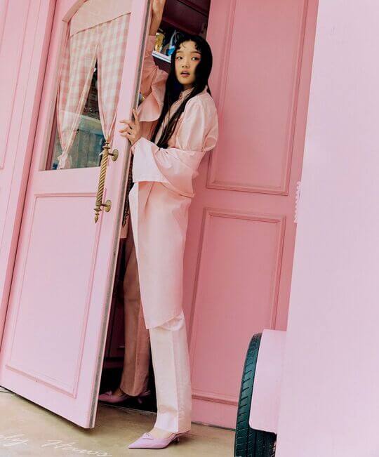Pink pants