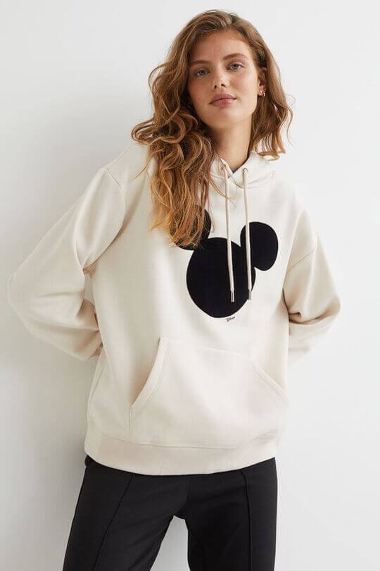 Hoodie with drawing
