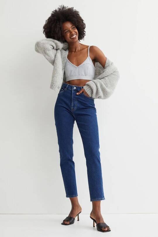 Cropped jeans