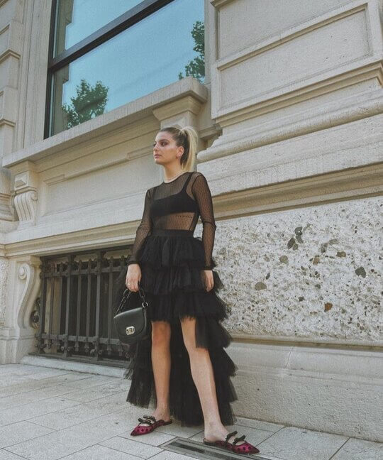 Dress "Cascade"