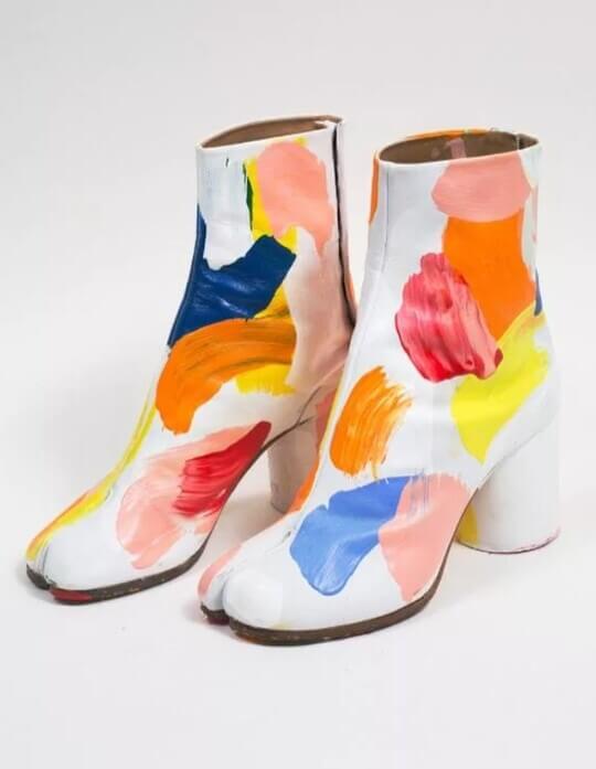 Unusual ankle boots