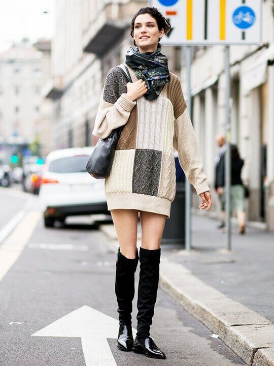 Patchwork dress