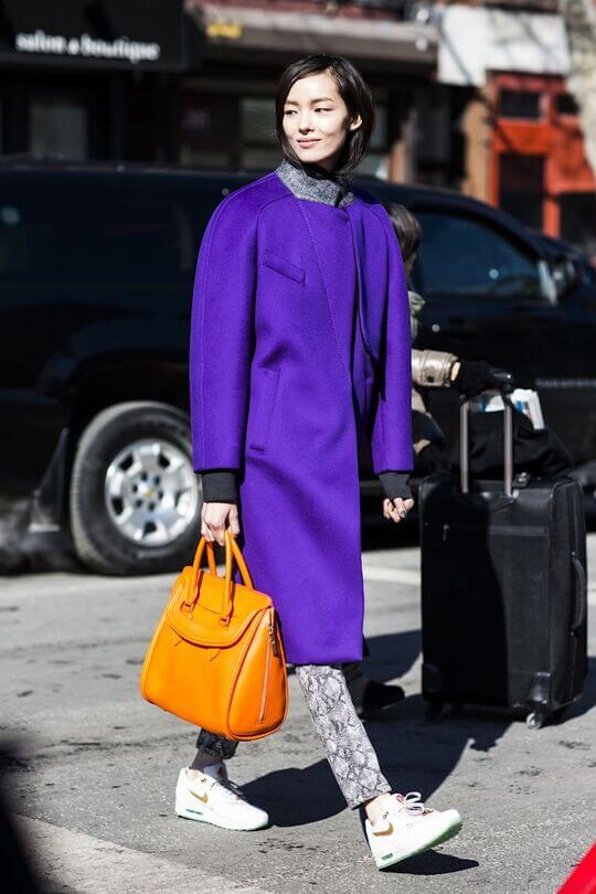 Coat and bag