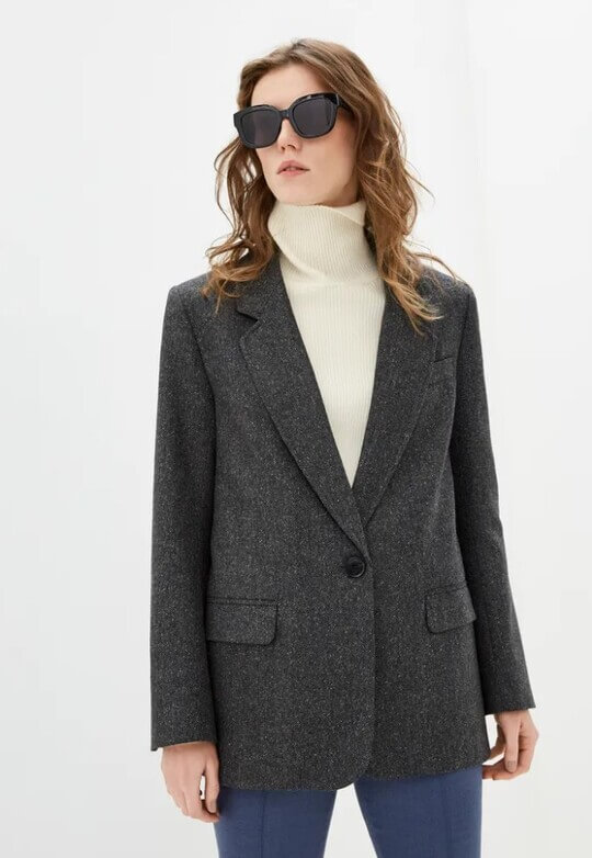 Jacket and turtleneck