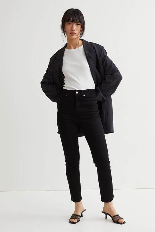 With long jacket