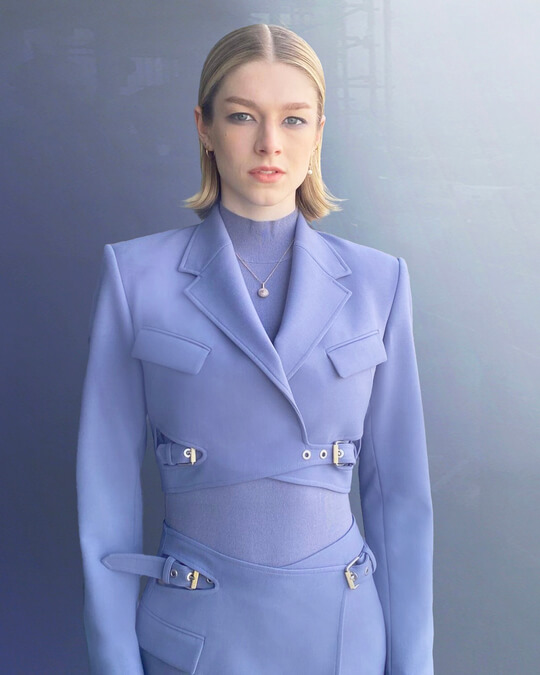 Lilac jacket dress