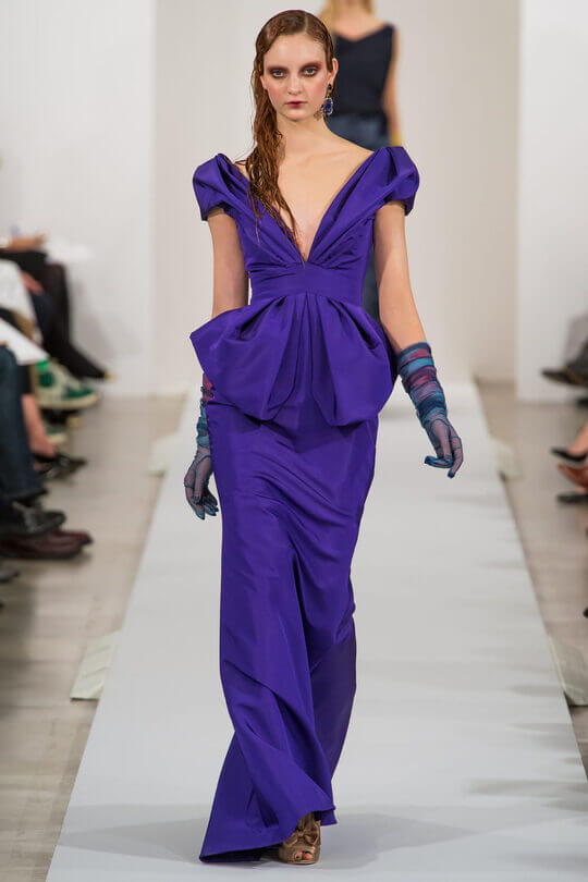 Dress with neckline