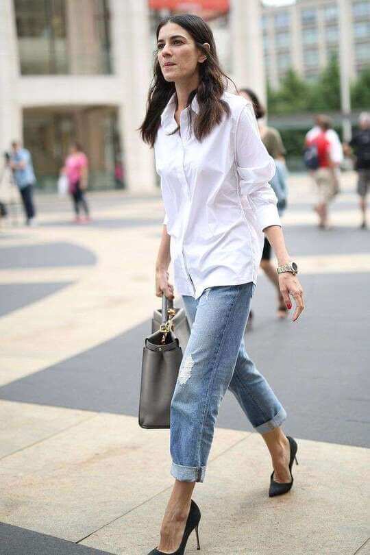 Shirt with jeans