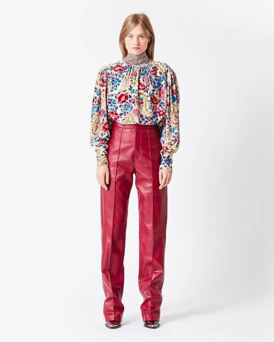 Trousers with blouse
