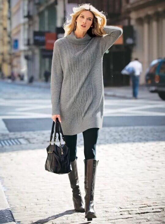 With leggings
