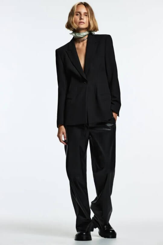Trousers with jacket