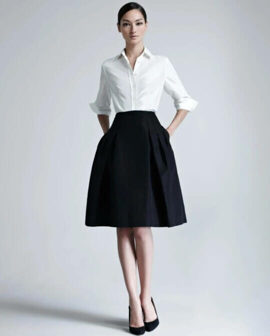 With sun skirt