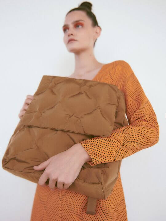 Brown backpack