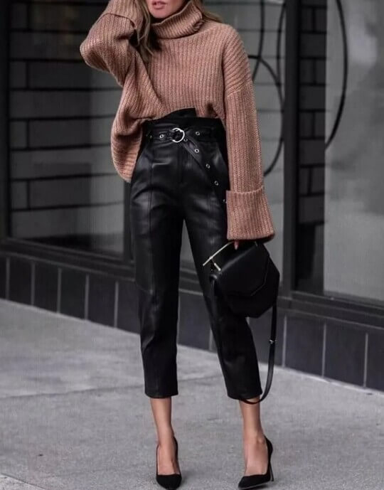 Leather pants - what and how to wear them • DRESS Magazine