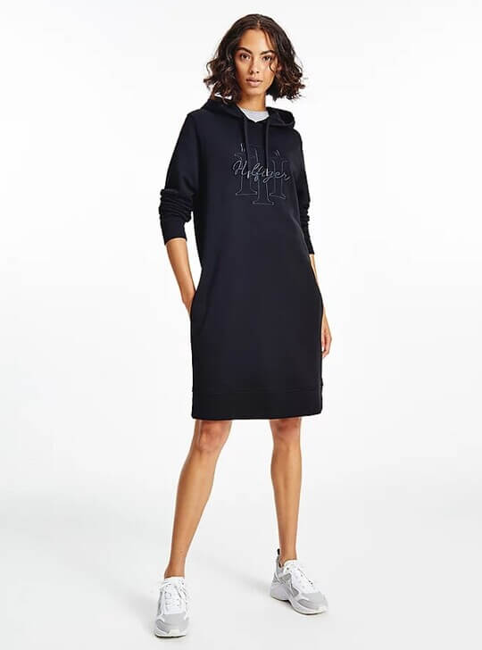 Hoodie with monograms