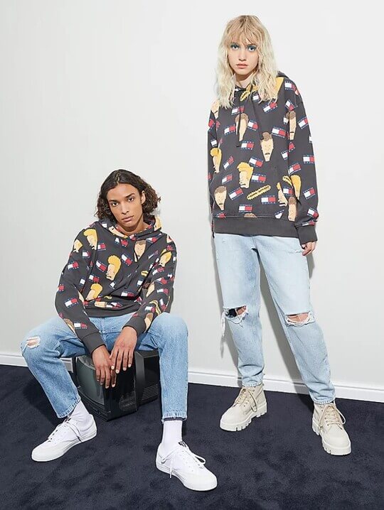 Hoodie with print