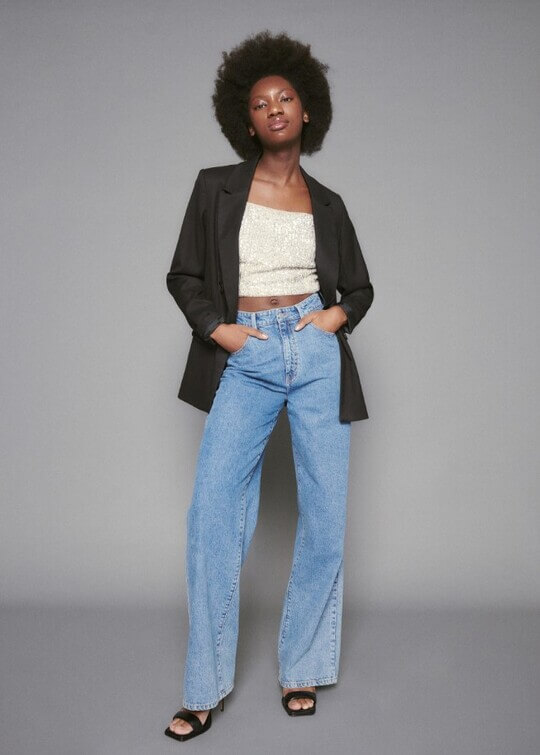 Top with jeans