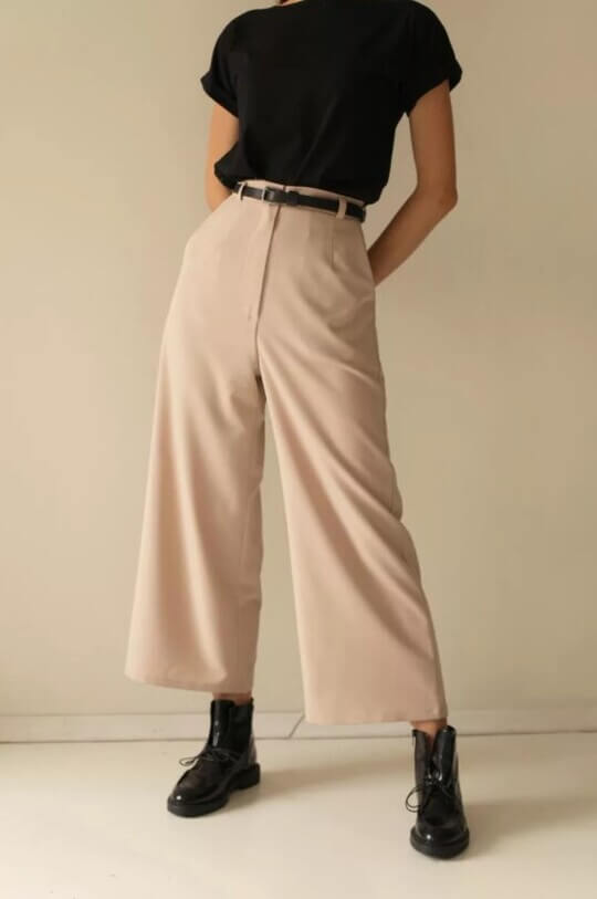 Elongated culottes