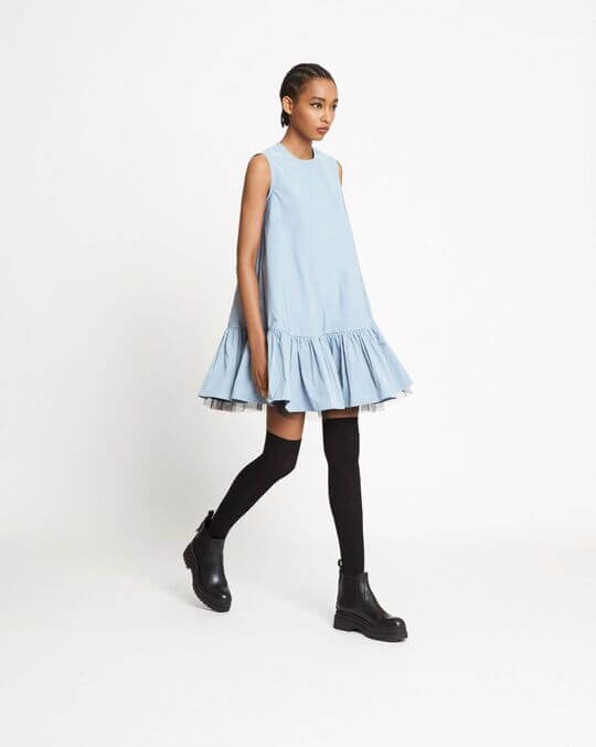 Blue dress