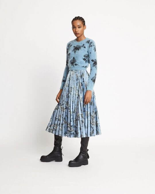 Pleated skirt