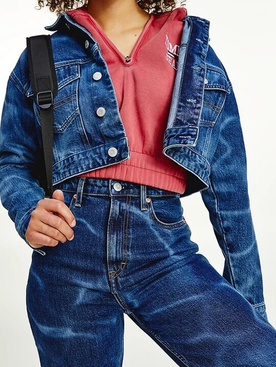 Jeans with pattern
