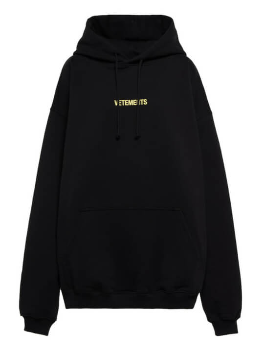 Fashionable black hoodie
