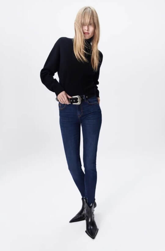 Turtleneck and ankle boots