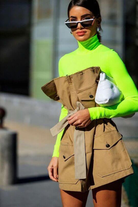 Turtleneck with skirt
