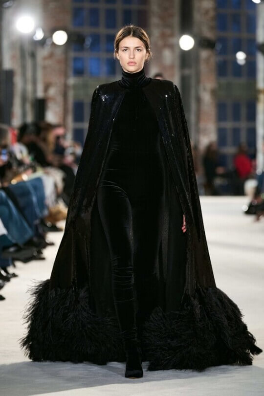 Dress with velvet by Alexandre Vauthier