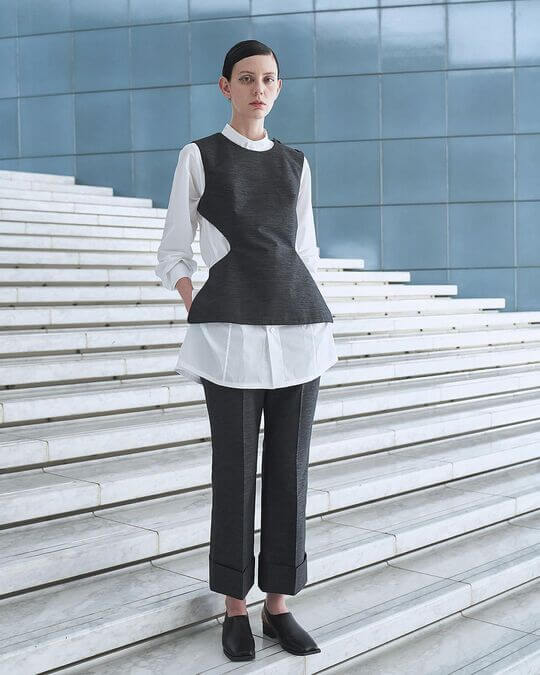 Blouse and vest