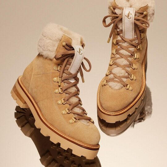 Sheepskin boots