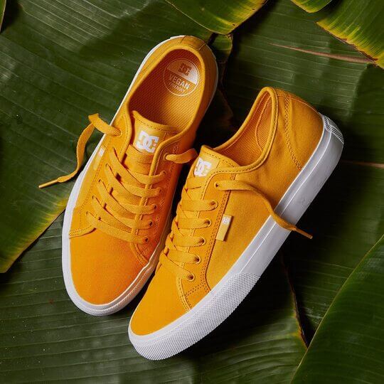Orange sneakers