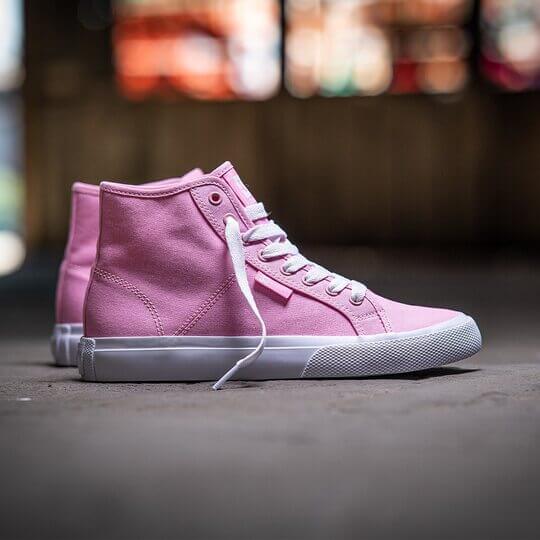 Pink sneakers