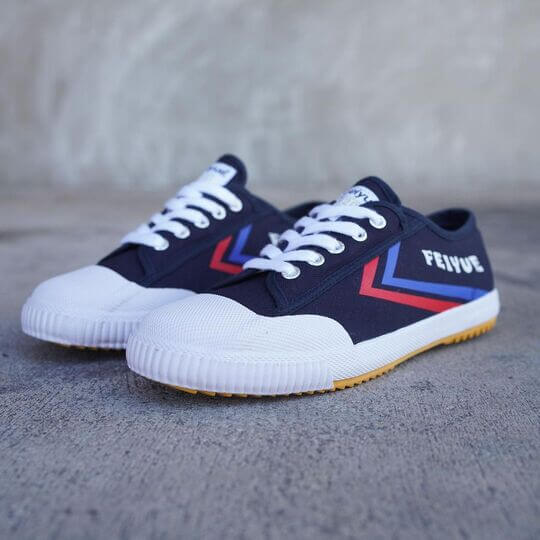 Blue sneakers