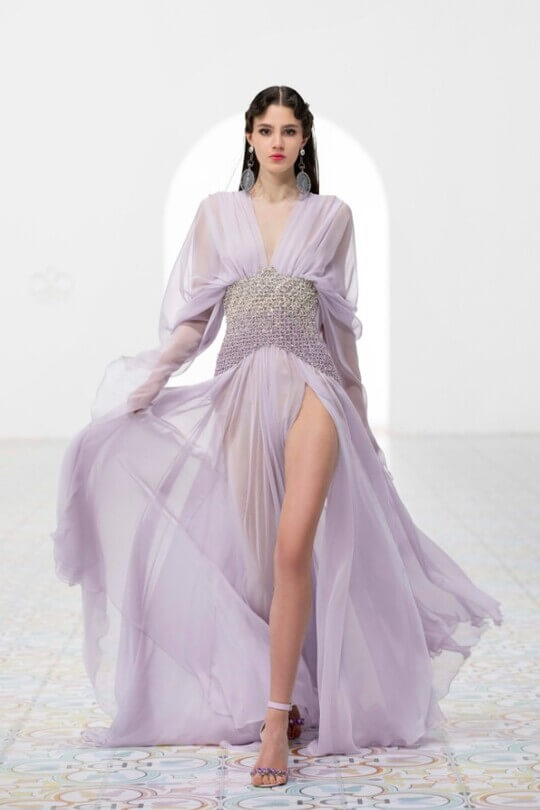 Dress by fashion designer Georges Hobeika